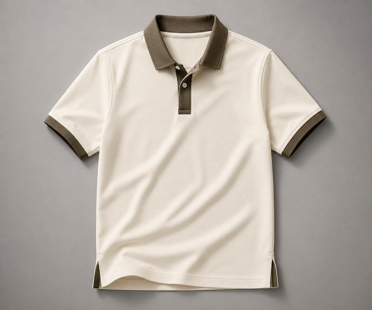 Men's Classic White Polo Shirt | Premium Cotton Casual Short Sleeve Polo Tee