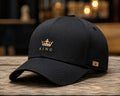 Premium Black Baseball Cap for Men | Stylish Adjustable Casual Sports Hat